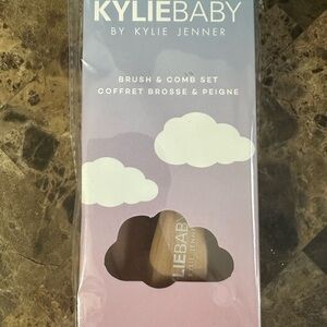 Kylie Baby Brush & Comb Set - Natural Wood